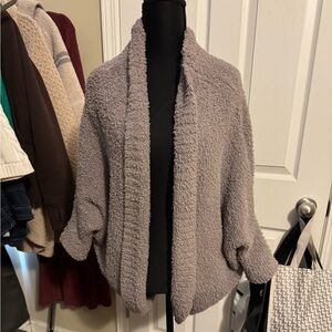 Barefoot Dreams CozyChic Soft Gray Cardigan